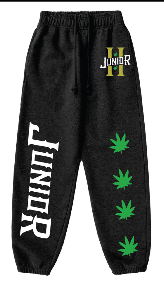 Junior H Logo with Marijuana Sweatpants New S-5XL 2025