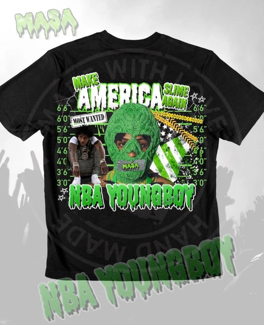 NBA Youngboy MASA Tour Merch T shirt New S-5XL