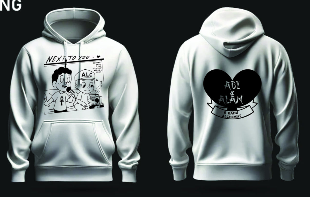 The Alchemist x Erykah Badu Abi & Alan "Next To You"  Hoodie New S-5XL