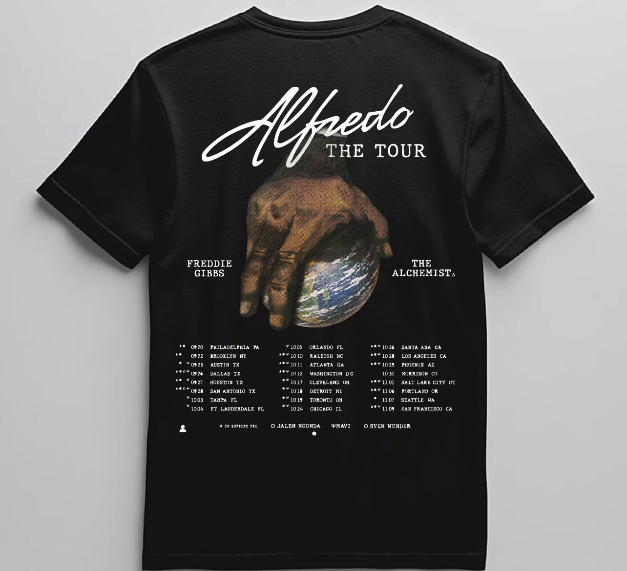 Freddie Gibbs “Alfredo The Tour” Tour Dates T shirt All Colors and Sizes