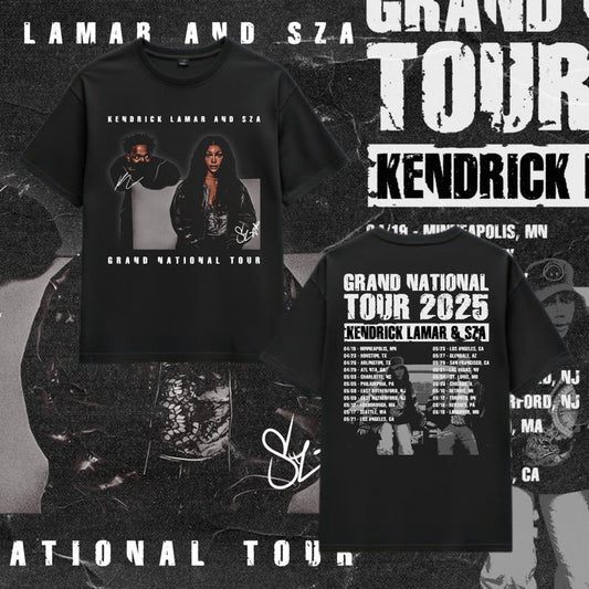 Kendrick Lamar GNX SZA Grand National tour  T shirt S-5XL New  Fast Shipping Good Kid Maad City Tee 2024o