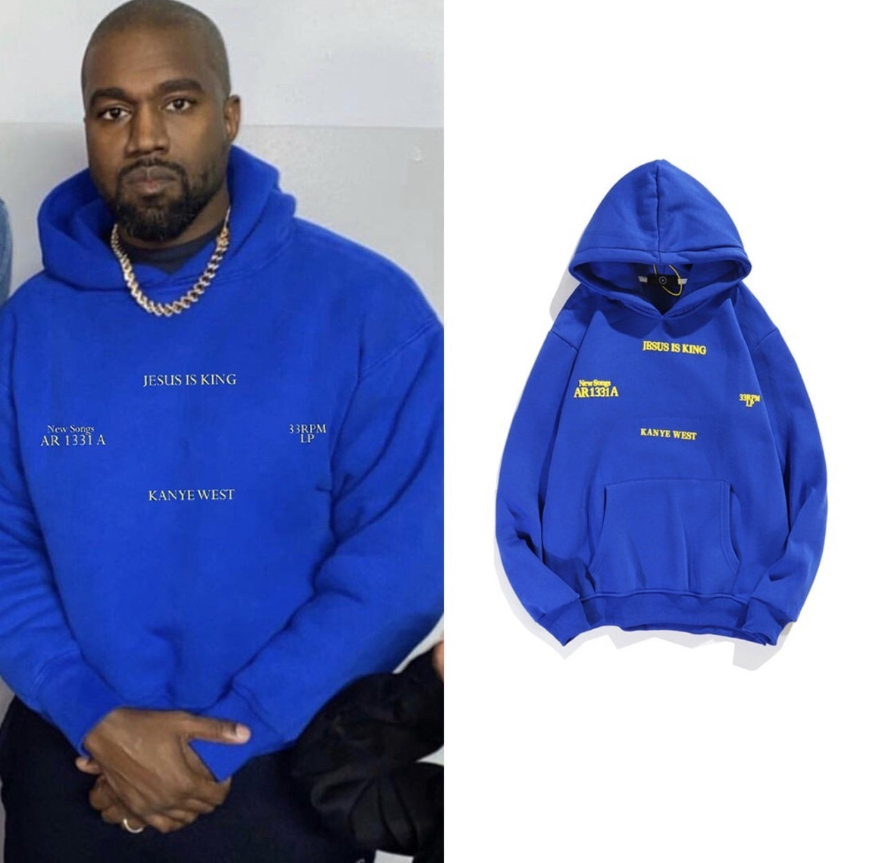 Kanye West Jesus is King Pullover Hoodie