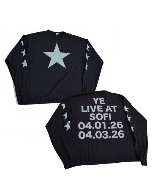 Kanye West BULLY Live at Sofi Merch Long Sleeve T shirt