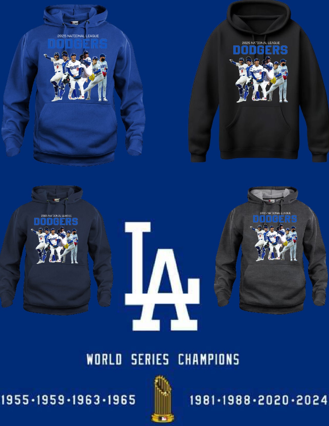 Los Angeles Dodgers Dodgers 2025 Sweater New S-5XL