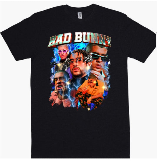 Bad Bunny 90s Bootleg T Shirts New S-5XL El Conejo Malo Merch