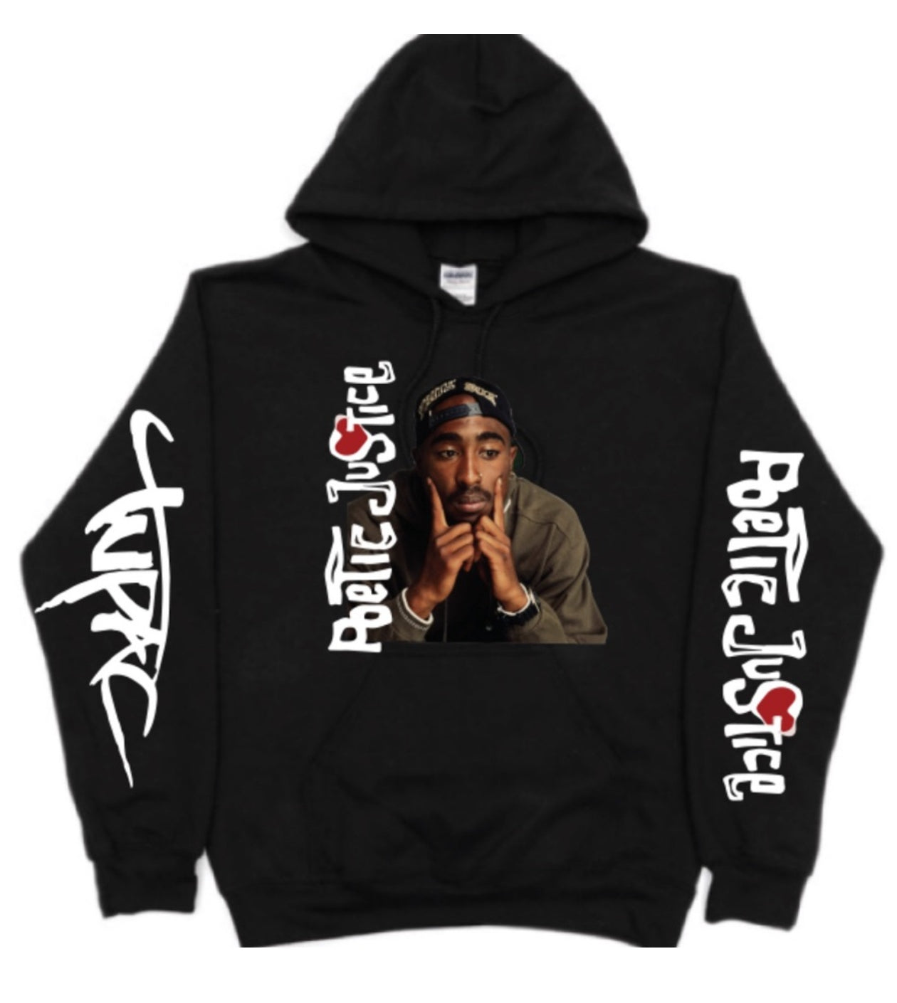 2 Pac x Janet x Poetic Justice Hoodie S-5XL New Rap HipHop Promo Merch 2024