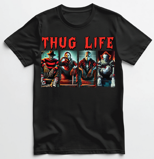 Halloween Villians Thug Life T shirt New S-5XL