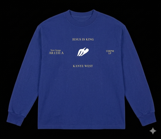 Kanye West Jesus is King Tour Merch Long Sleeve T shirt
