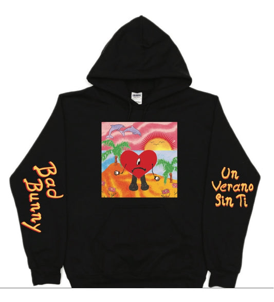 Bad Bunny Un Verano Sin Cover Hoodie 2025 S-5XL