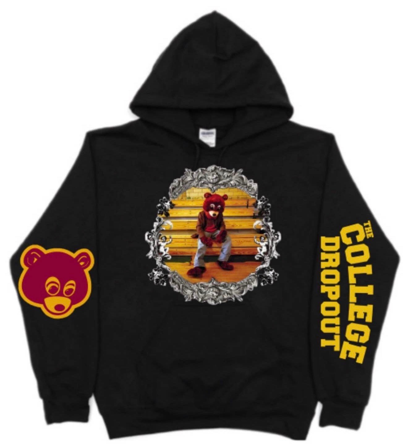 Kanye West College Drop Out Merch Pullover Hoodie