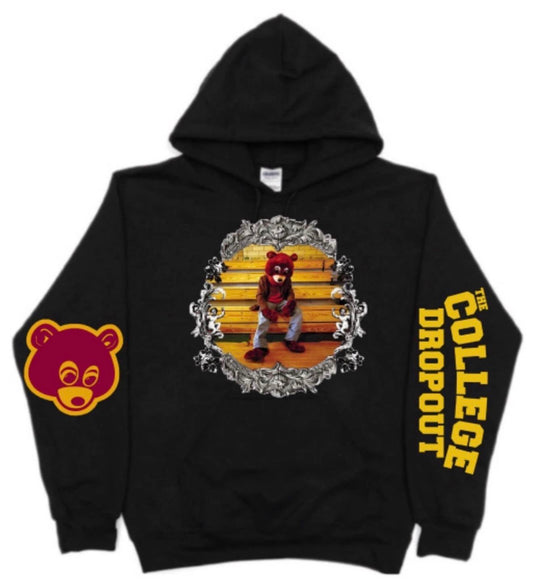 Kanye West College Drop Out Merch Pullover Hoodie