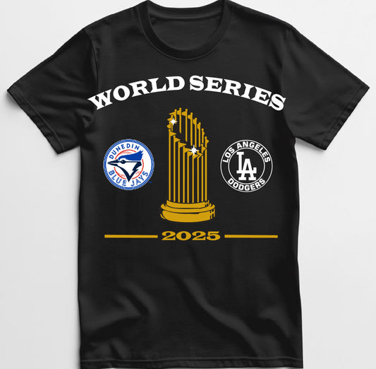 Dodgers vs Blue Jays World Series 2025 T shirt New S-5XL