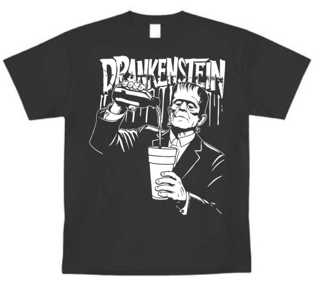 Drankenstein That's A Awful Lot Of Cough Syrup T-Shirts - All Colors and Sizes