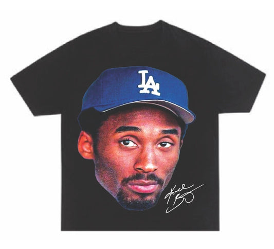 Kobe Bryant “DODGERS CAP”  T shirt All Colors and Sizes