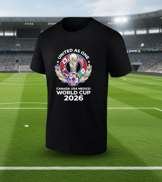 United As One 2026 Canada USA Mexico Fifa World Cup shirt