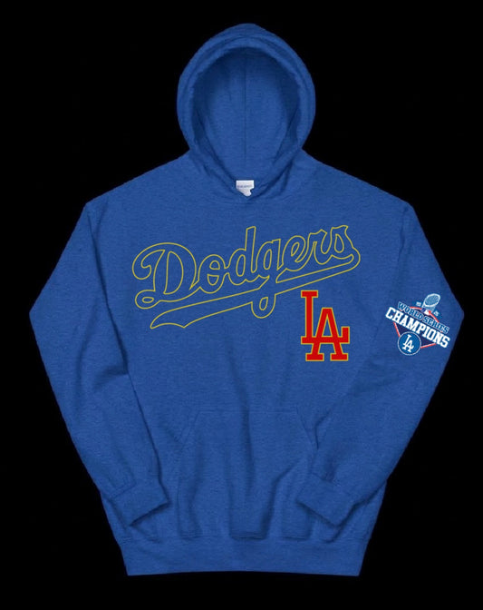 Los Angeles Dodgers Baseball World Series Back to Back Pullover Hoodie 2026 New S-5XL