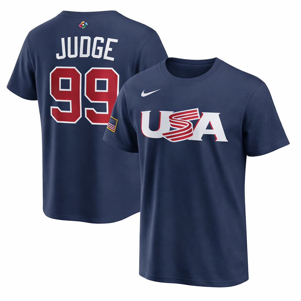 99 Aaron Judge USA 2026 World Baseball Classic Shirt Team USA WBC 2026 Merch