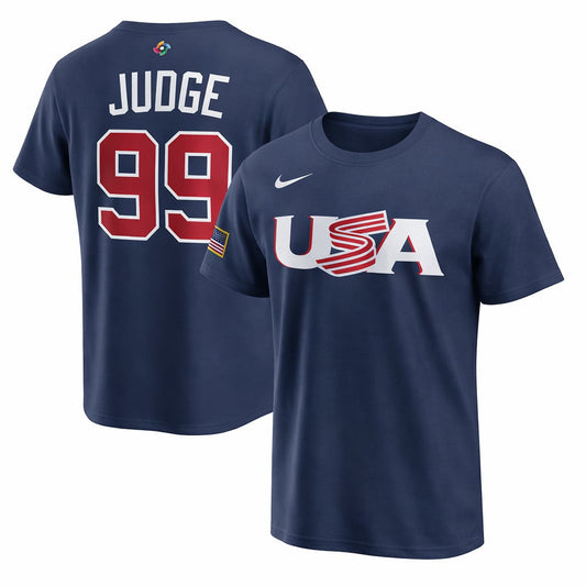 99 Aaron Judge USA 2026 World Baseball Classic Shirt Team USA WBC 2026 Merch
