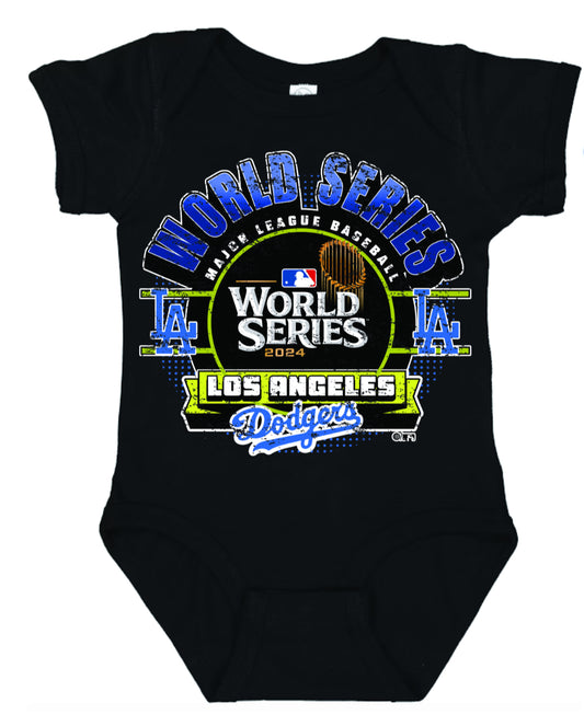 Los Angeles Dodgers World Series Baby Onesiem