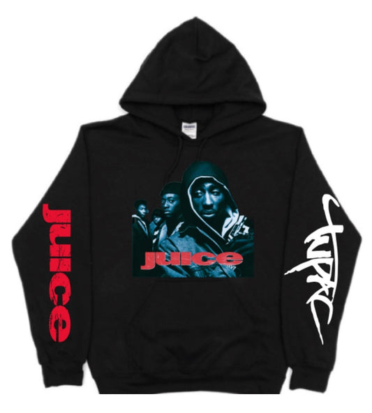 2 Pac x Juice Pullover Hoodie S-5XL New Rap HipHop Promo Merch 2024