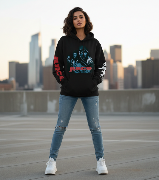 2 Pac x Juice Pullover Hoodie S-5XL New Rap HipHop Promo Merch 2024