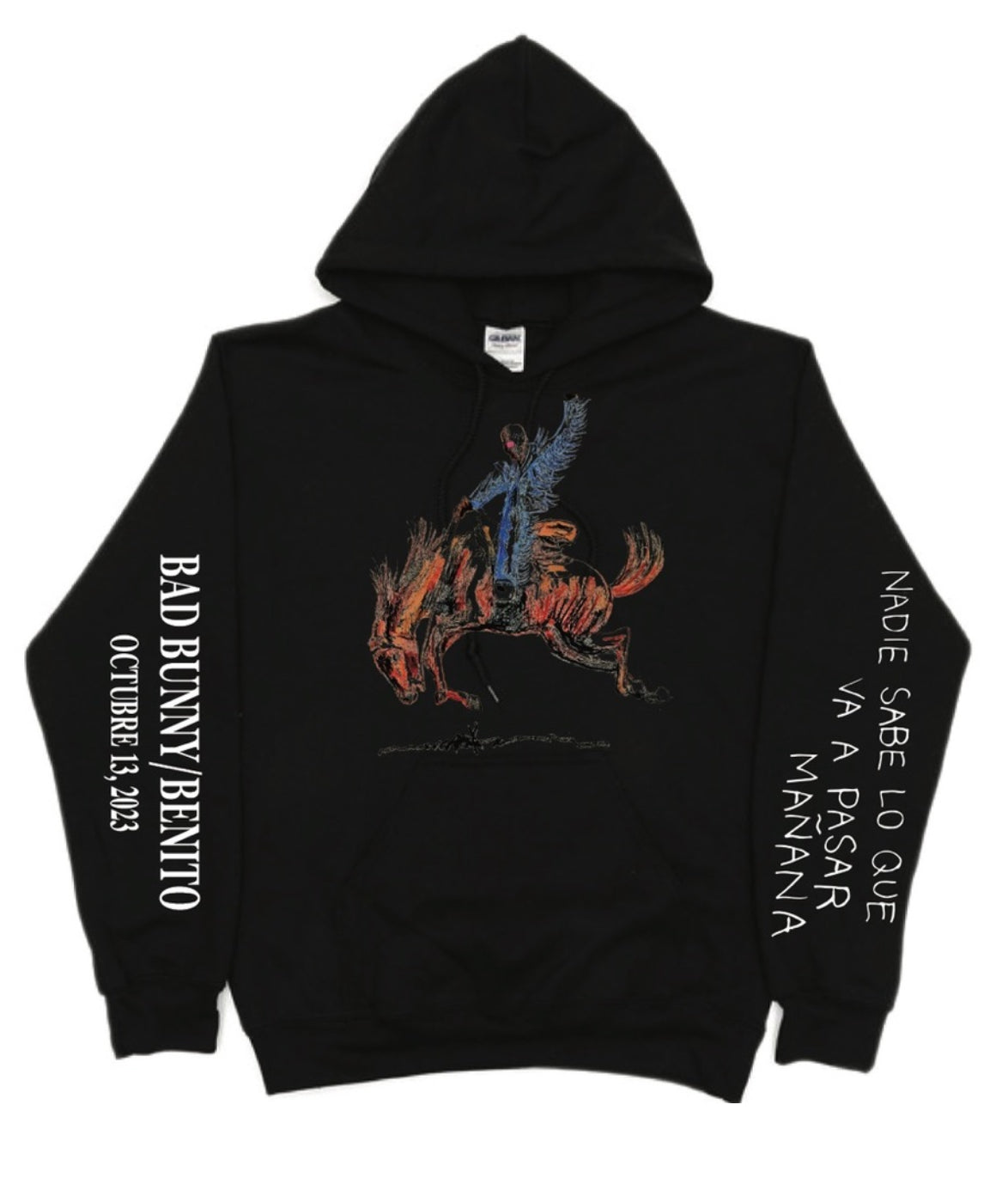 Bad Bunny Nadien Sabe Lo Que Va A Pasar Mañana Hoodie 2025 S-5XL