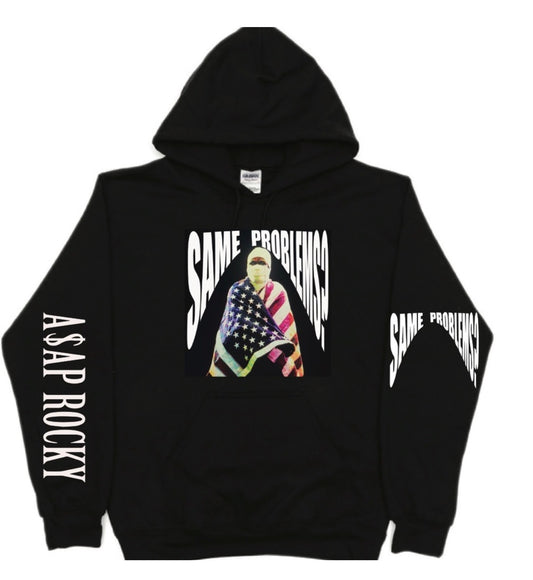 A$AP Rocky “Same Problems” Pullover Hoodie Classic New S-5XL
