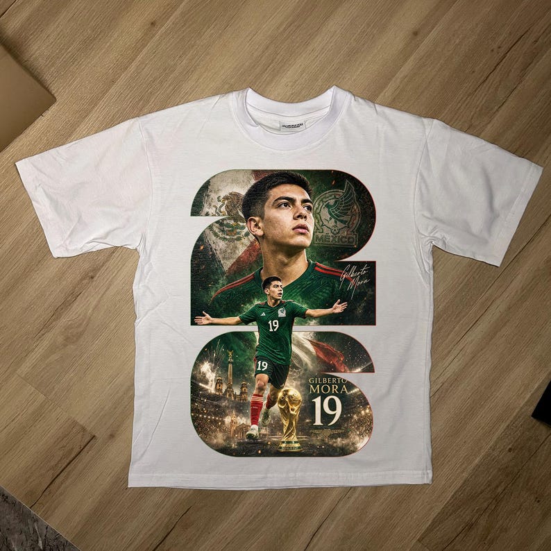 Mexico x Gilberto Mora T shirt Mexico National Team Tee New S-5XL