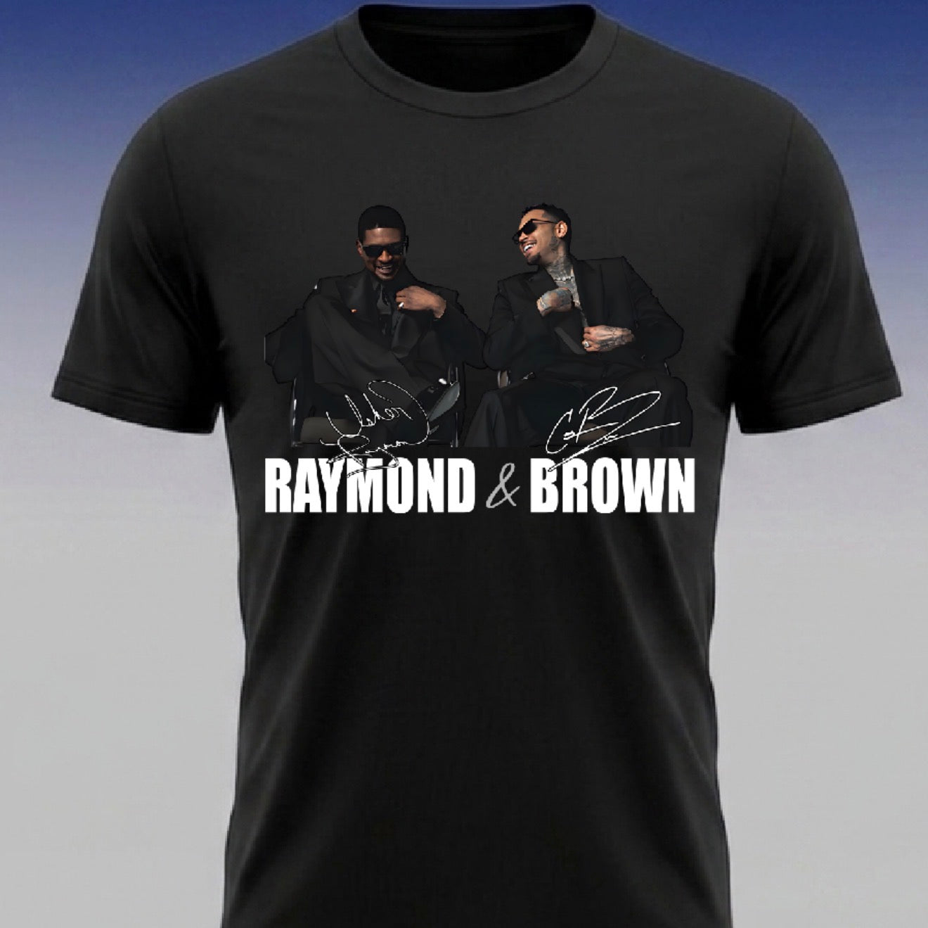 Usher & Chris Brown “R&B Tour Merch”  T shirt (Raymond & Brown)