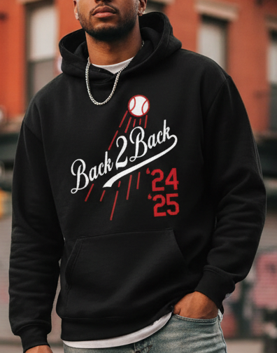 Los Angeles Dodger Back 2 Back World Series Champions 2024 & 2025 Sweater New S-5XL