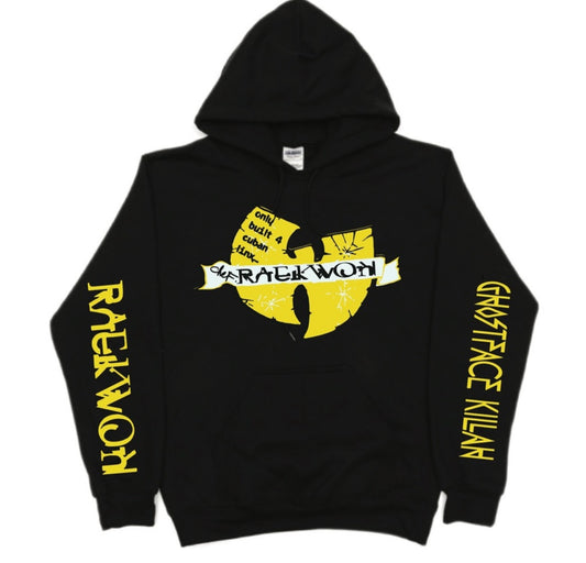 Reakwon x Ghostface Killah x Built for Cuban Links Wu Tang Pullover Hoodie New 2025 S-5XL