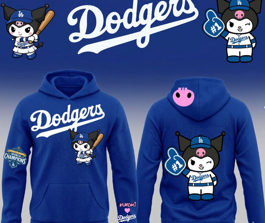 Dodgers X Kuromi Pullover Hoodie 2026 New S-5XL