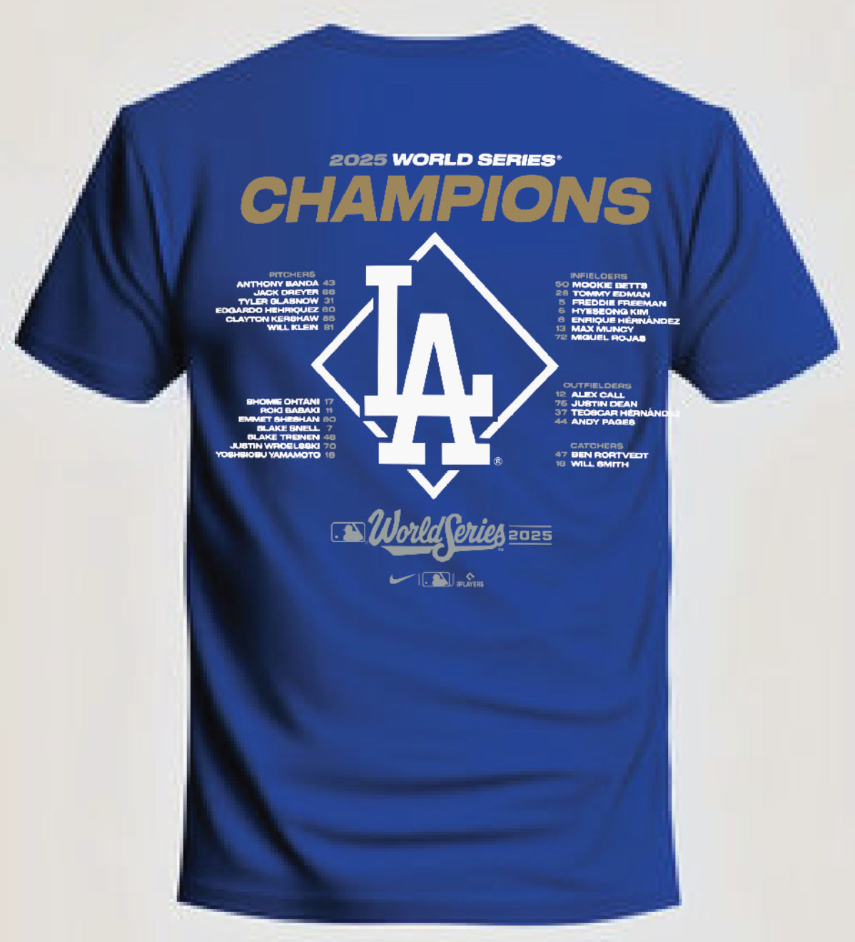 Dodgers World Series 2025 L.A. T shirt New S-5XL