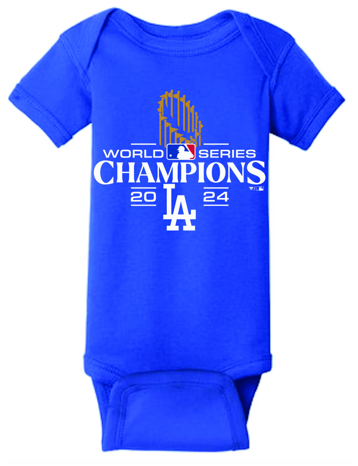 Los Angeles Dodgers World Series Baby Onesie