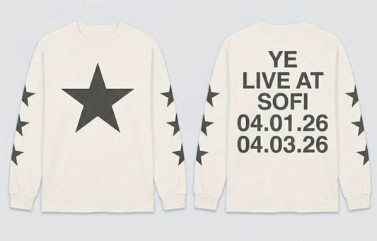 Kanye West BULLY Live at Sofi MerchLong Sleeve T shirt
