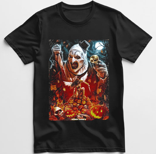 Terrifier 1 Art The Clown T shirt New S-5XL 2025 Horror Movie Classics