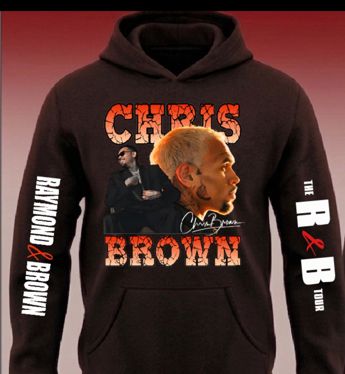 Chris Brown “R&B Tour” Pullover Hoodie 2026 New S-5XL