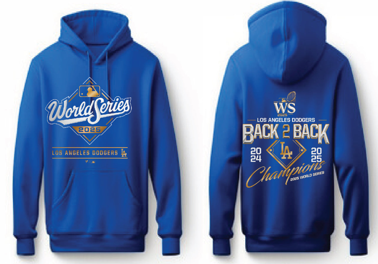 Los Angeles Dodger World Series Champions Back 2 Back  2025 Sweater New S-5XL
