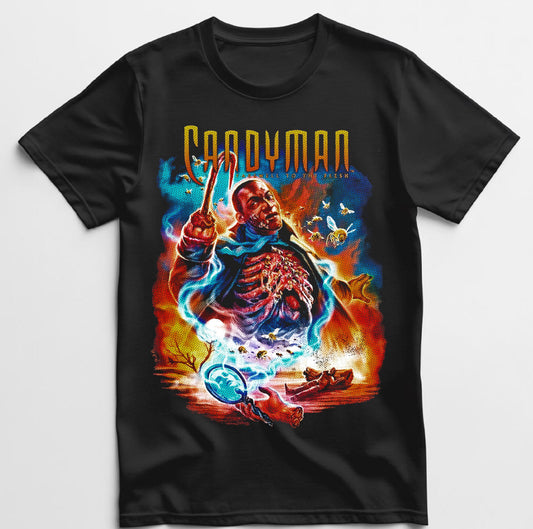 Candyman T shirt New S-5XL Classic Movie Tee Half Tone Shirt