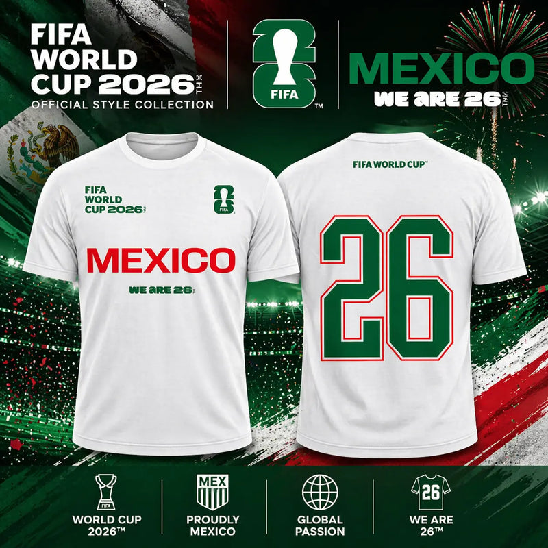 MEX Mexico T shirt Mexico National Team Tee New S-5XL