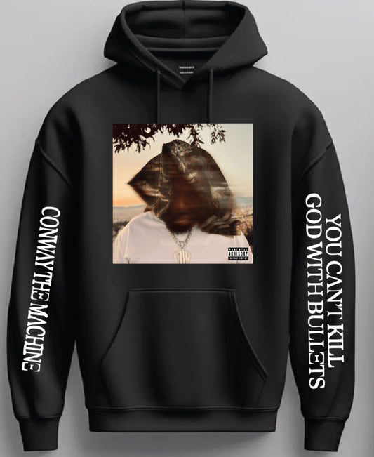 Conway The Machin “Can’t Kill God with Bullets” GXFR Pullover Hoodie 2025  New S-5XL
