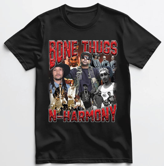 Bone Thugs N Harmony NEW 90s Bootleg Graphics Merch Hoodie x Crewneck x T shirt New