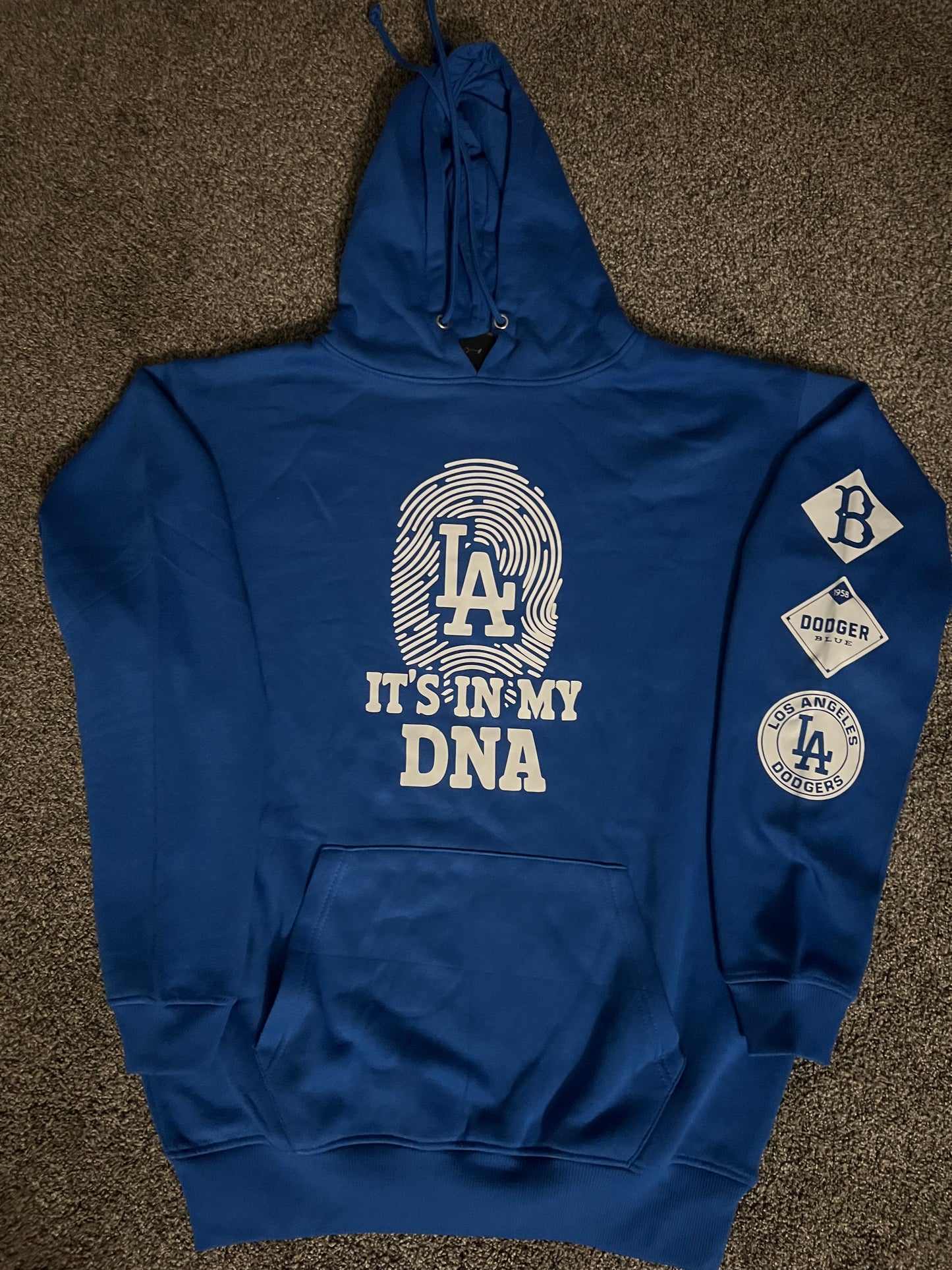 Los Angeles Dodgers Bleed Dodger Blue Pullover  Hoodie Unisex S-5XL New 2024