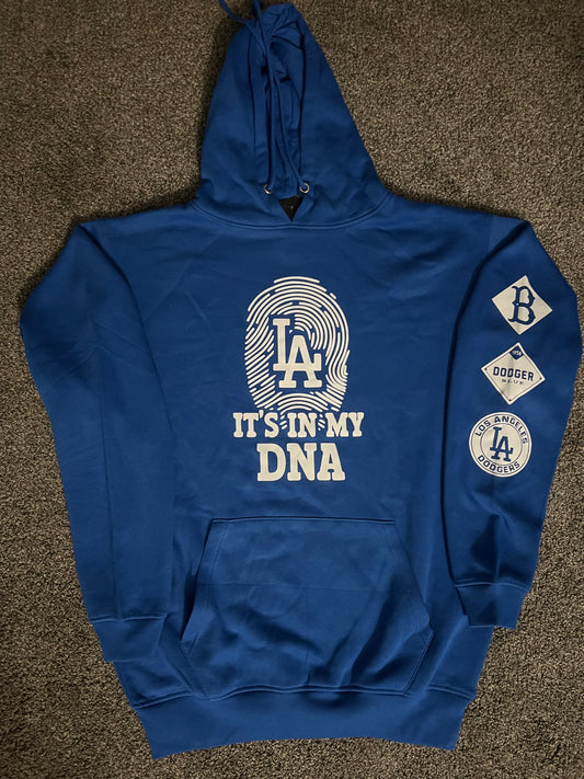Los Angeles Dodgers Bleed Dodger Blue Pullover  Hoodie Unisex S-5XL New 2024