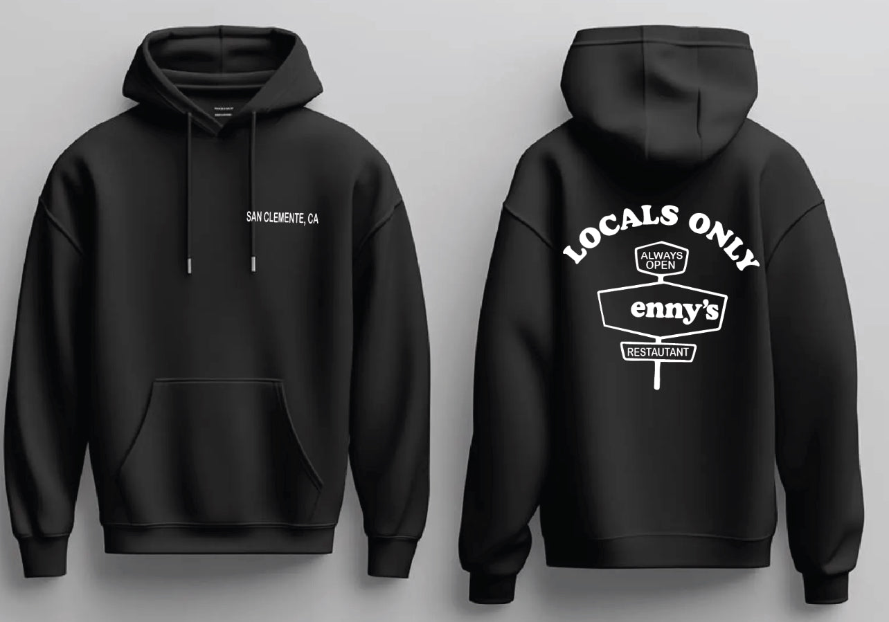 Sam Clemente Locals Only Hoodie New