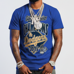 Dodgers World Series 2025 We Rule October Fanatics T shirt New S-5XL