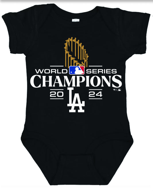 Los Angeles Dodgers World Series Baby Onesie