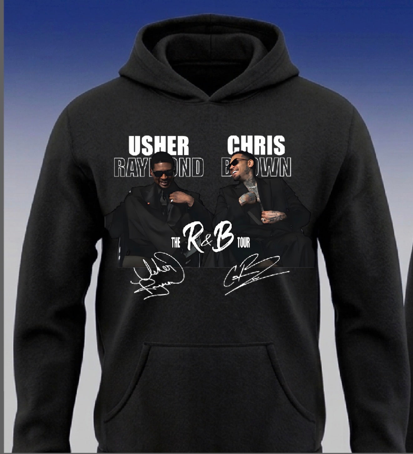 Usher x Chris Brown “R&B Tour” Pullover Hoodie 2026 New S-5XL