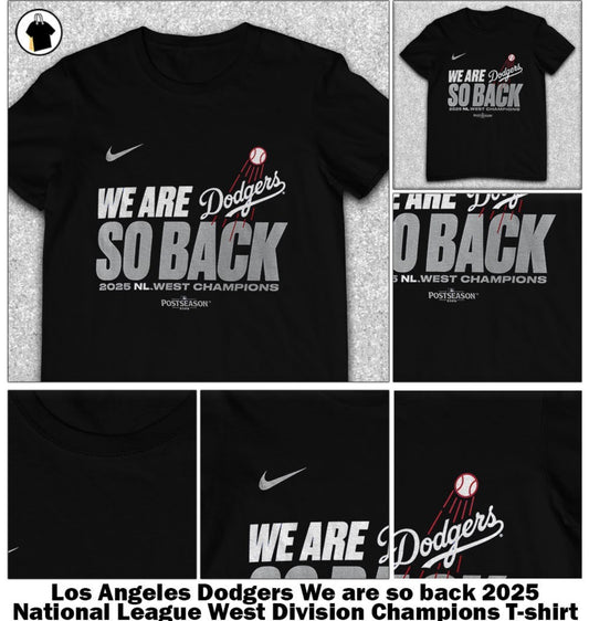 Dodgers x We Are So Back LA T shirt New S-5XL