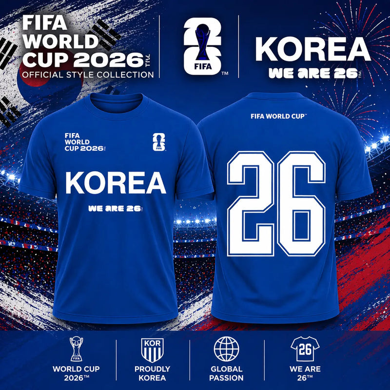KOR Korea  T shirt KORIA National Team Tee New S-5XL